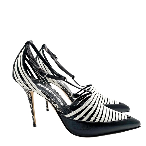 ✨MANOLO BLAHNIK HEELS✨New. Made in Italy 🇮🇹w/ dust bag, box, authenticity card - Picture 2 of 9